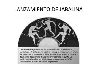 LANZAMIENTO DE JABALINA