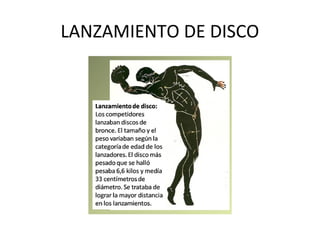 LANZAMIENTO DE DISCO
