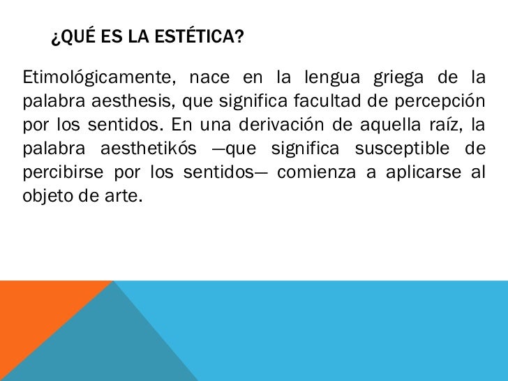 Arte y Estética