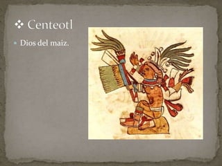  Dios del maiz. 
 