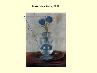 Jarrón de acianos , 1959 