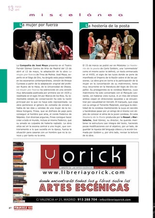 13 marzo
   abril
                               m        i   s      c         e     l       á          n         e       ...