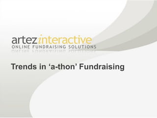 Trends in ‘a-thon’ Fundraising
 