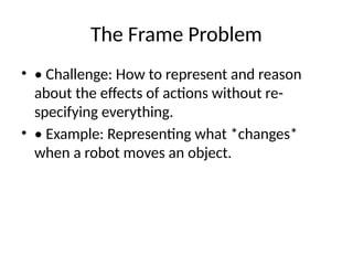 Frame Analysis Problem Real Life Artficial Intelligence2.pptx Artficial Intelligence | PPTX