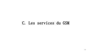 C. Les services du GSM
105
 