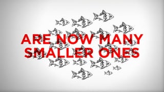 ARE NOW MANY
SMALLER ONES
 