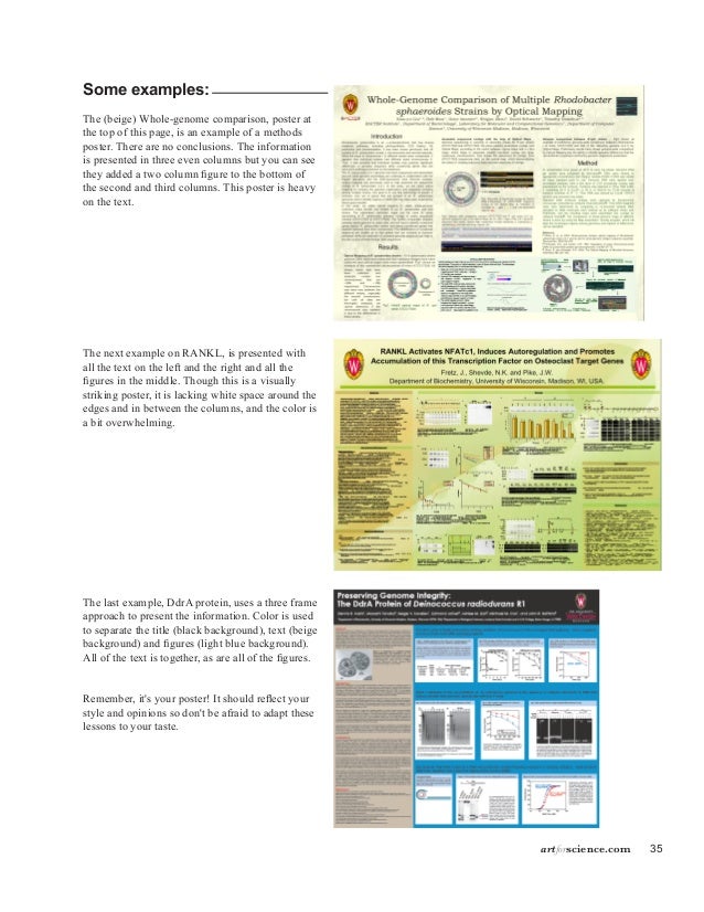 scientific poster background