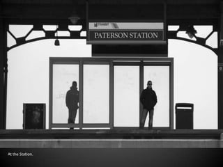 At the Station.
 