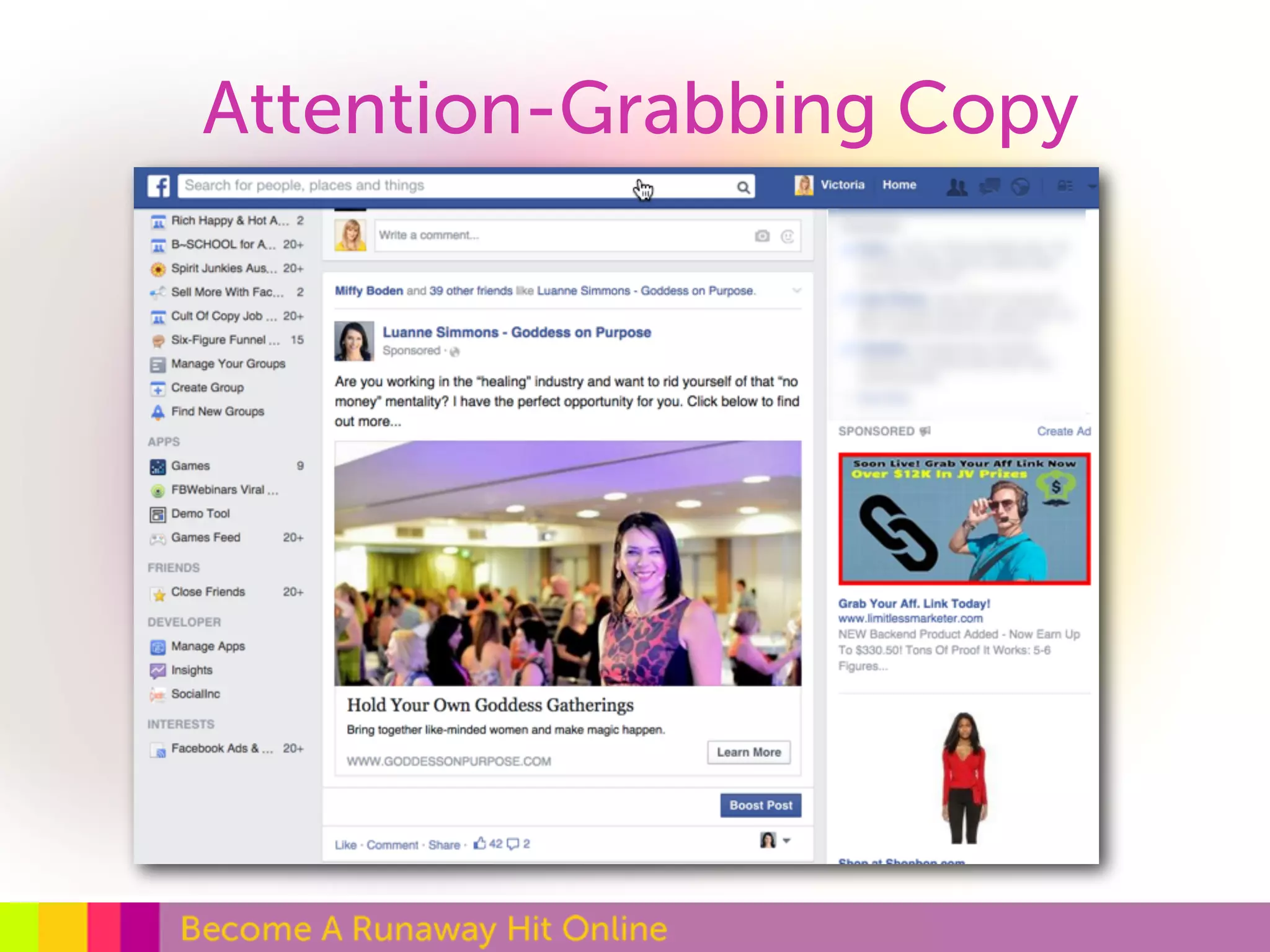 Attention-Grabbing Copy 
 