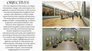 ART GALLERY DESIGN THEORY PPT presentation | PDF