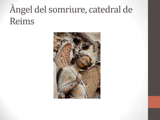 Àngel del somriure, catedral de Reims