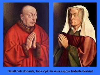 Detall dels donants, Joos Vyd i la seua esposa Isabelle Borluut 