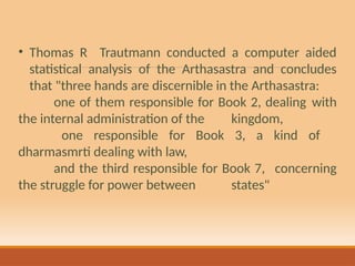 Arthasastra.pptx PowerPoint presenataion | PPTX