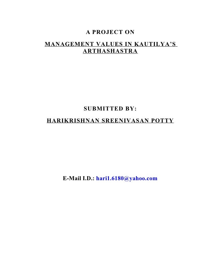 management values in kautilyas arthashastra management values in kautilyas arthashastra