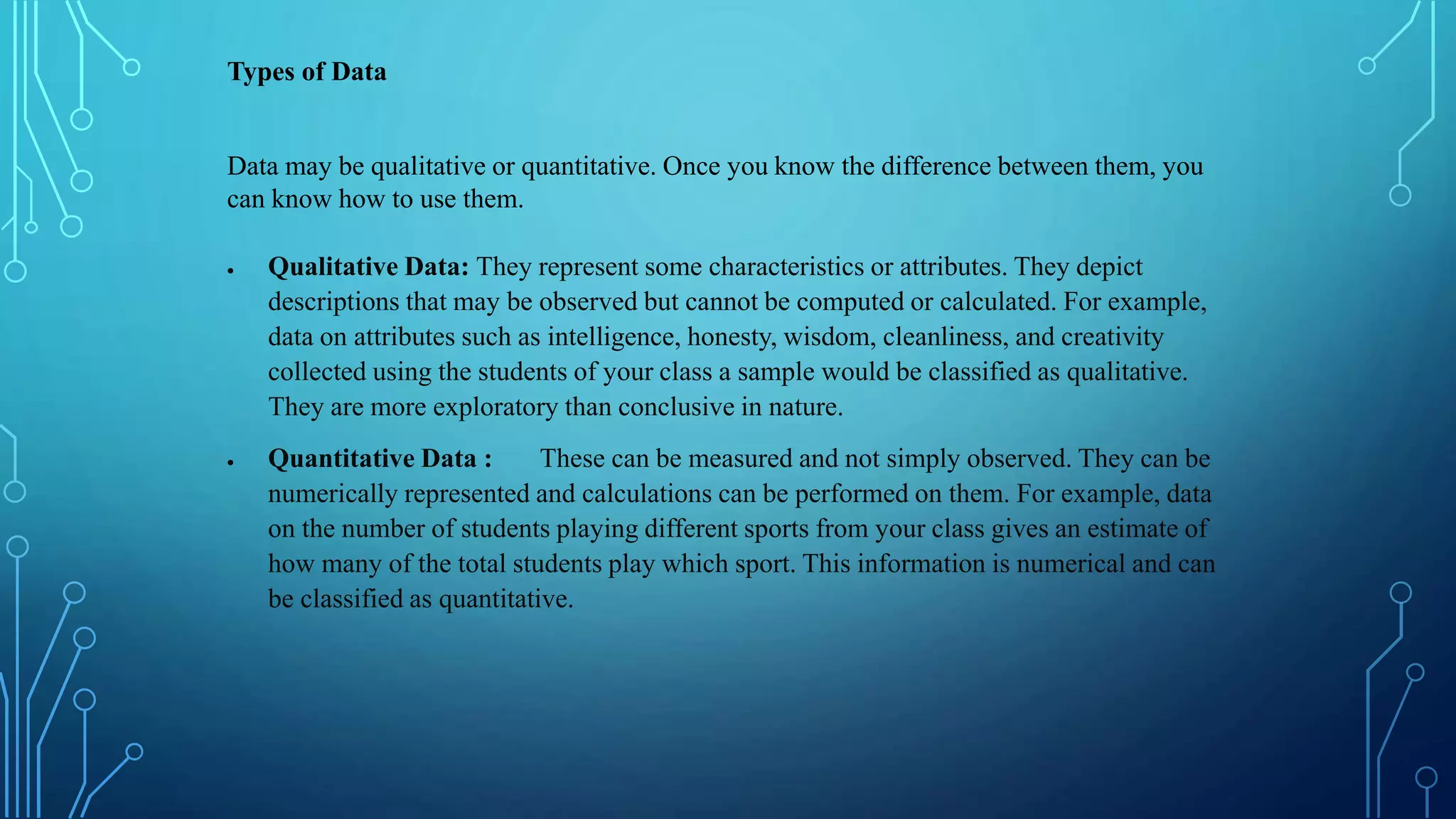 Data and its Types | PPTX