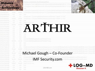 Michael Gough – Co-Founder
IMF Security.com
LOG-MD.com
 
