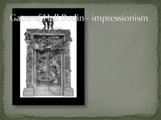 Gates of Hell Rodin - impressionism