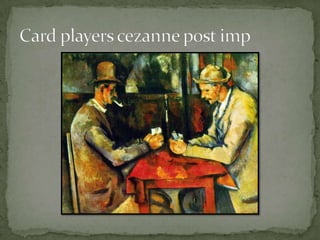 Card players cezanne post imp
