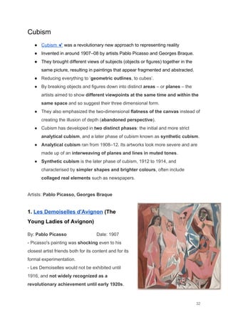 Art history - Study Notes | PDF