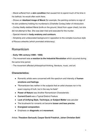 Art history - Study Notes | PDF