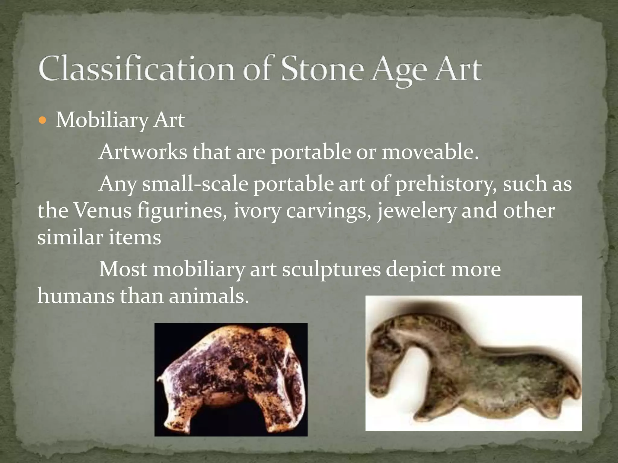 Mobiliary Art history 1 lec 1 pre historic art period | PPTX