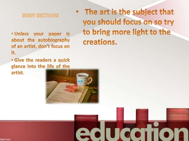 Art history paper for college | PPT