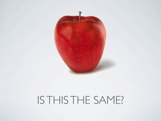 IS THIS THE SAME?
 