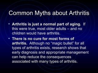 Arthritis and your feet | PPT
