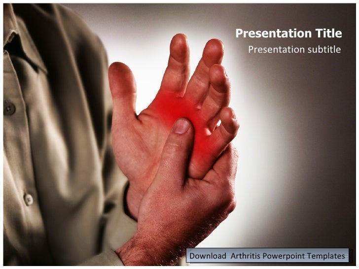 arthritis-ppt-template