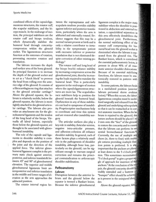 Arthroscopic Treatment of Anterior Glenohumeral Instability Indications and Techniques | Vail Sports Medicine