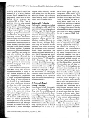 Arthroscopic Treatment of Anterior Glenohumeral Instability Indications and Techniques | Vail Sports Medicine