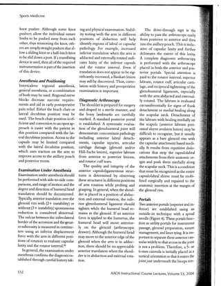Arthroscopic Treatment of Anterior Glenohumeral Instability Indications and Techniques | Vail Sports Medicine