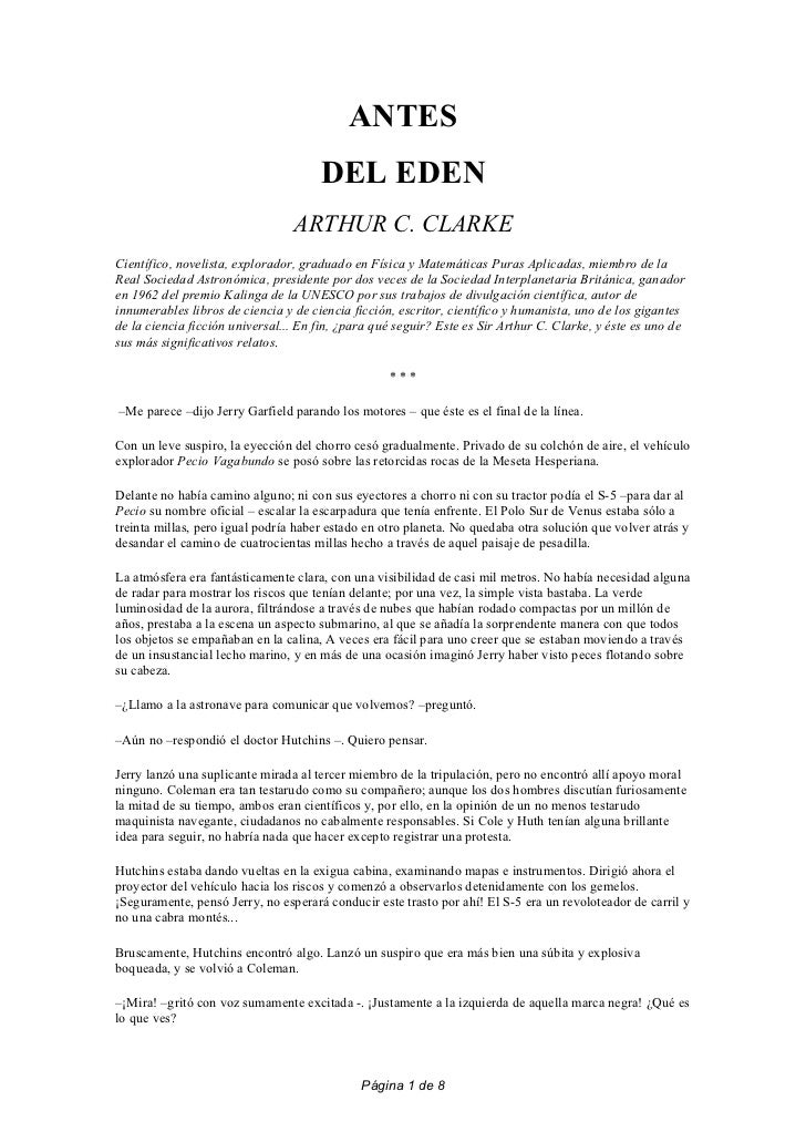 arthur c clarke essays Clarke's laws are a series of rules proposed by science fiction legend arthur c clarke as a means of evaluating scientific concepts. arthur c clarke essays Clarke's laws are a series of rules proposed by science fiction legend arthur c clarke as a means of evaluating scientific concepts.