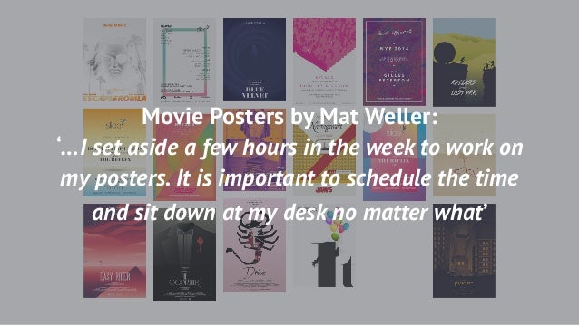 Movie Posters By Mat Weller