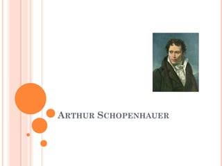 ARTHUR SCHOPENHAUER
 