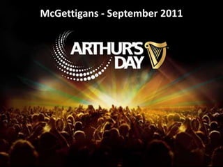 GB McGettigans - September 2011  