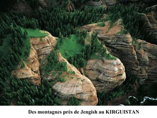 Des montagnes près de Jengish au KIRGUISTAN 