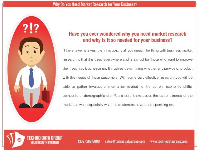 Artical Why do you need market research for your business