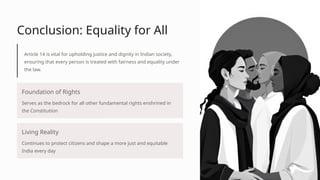 Understanding Article 14: The Right to Equality in Indian Democracy | PPTX