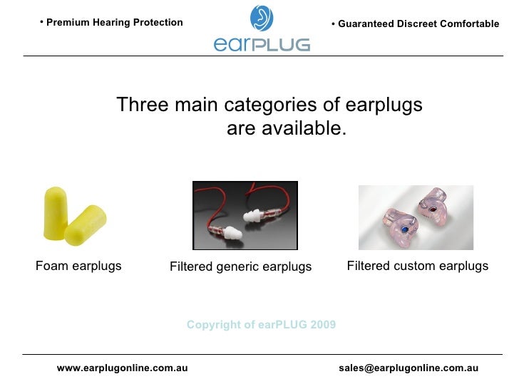 Earplugs What Type Are There?