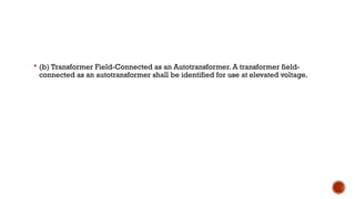 Transformers & Transformer Vaults Specification | PPTX