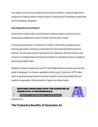 learn generative ai programming - part 5: vision... Article-An essential guide to unleash the power of Generative AI.pdf