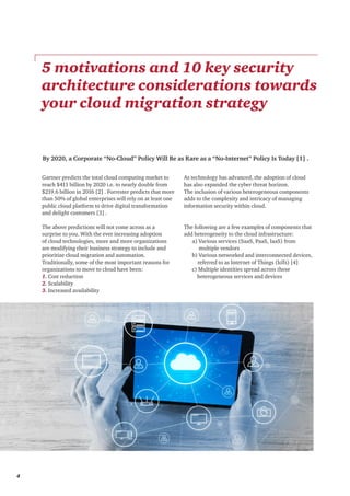 Migrating to Cloud? 5 motivations and 10 key security architecture ...