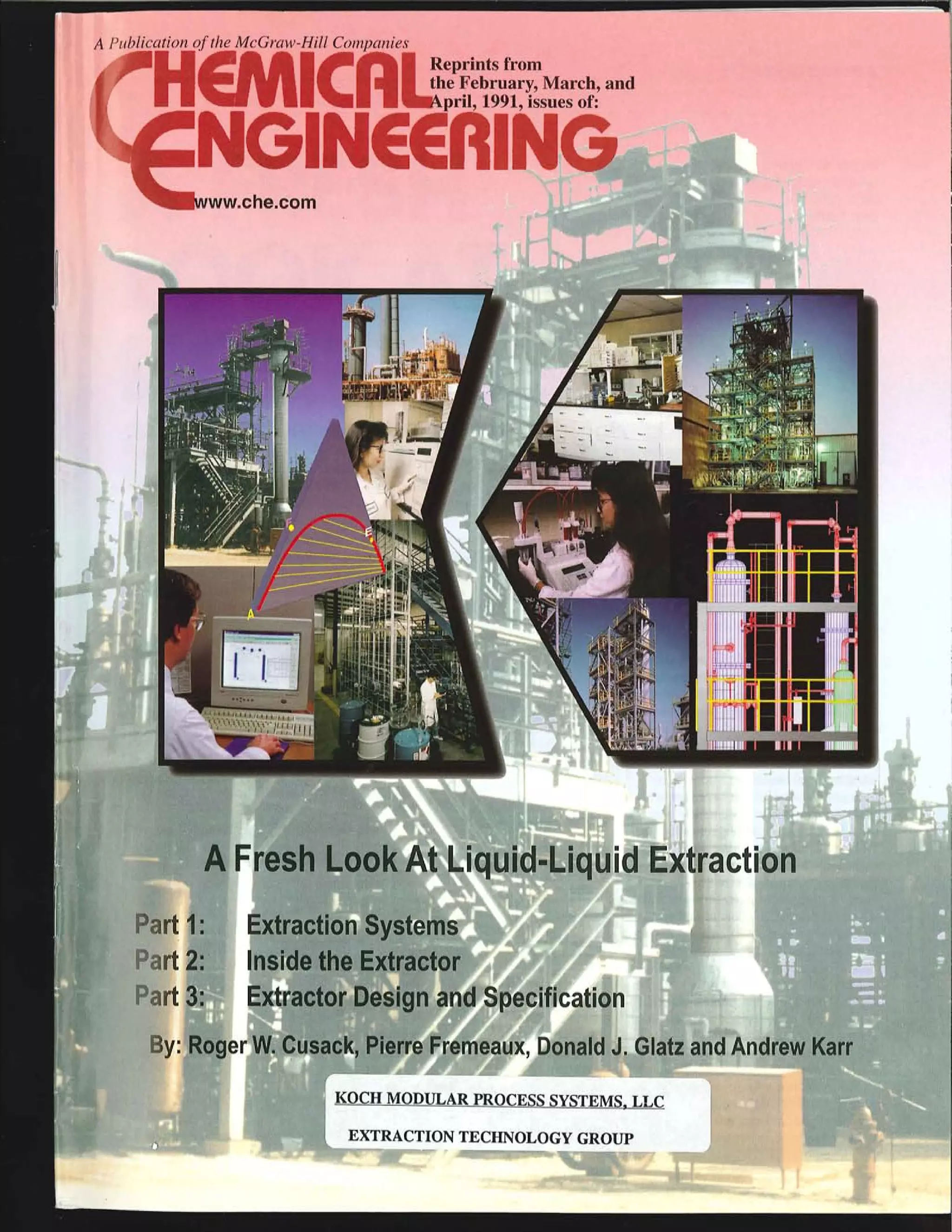 A Fresh Look At Liquid-Liquid Extraction: CHEMICAL ENGINEERING ...