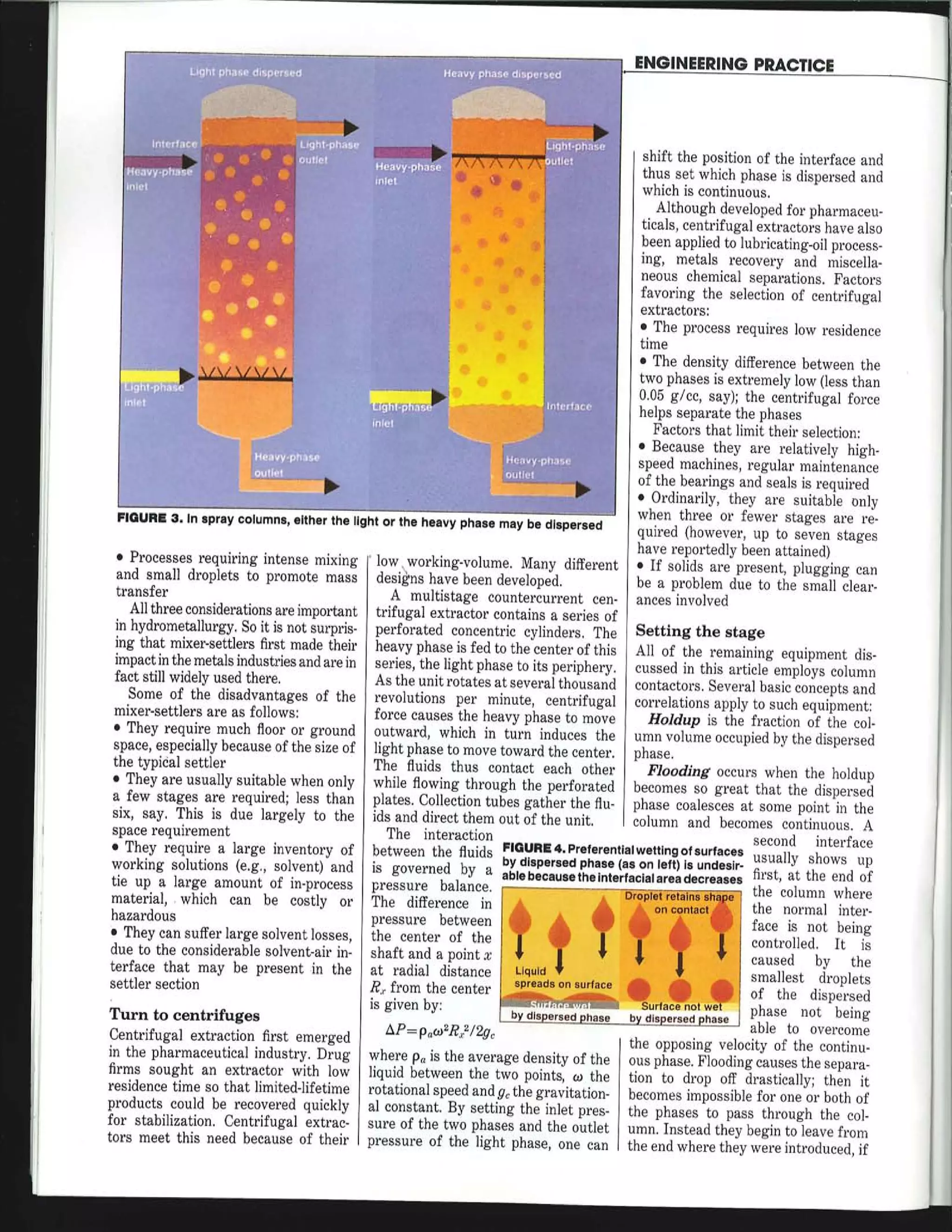 A Fresh Look At Liquid-Liquid Extraction: CHEMICAL ENGINEERING ...