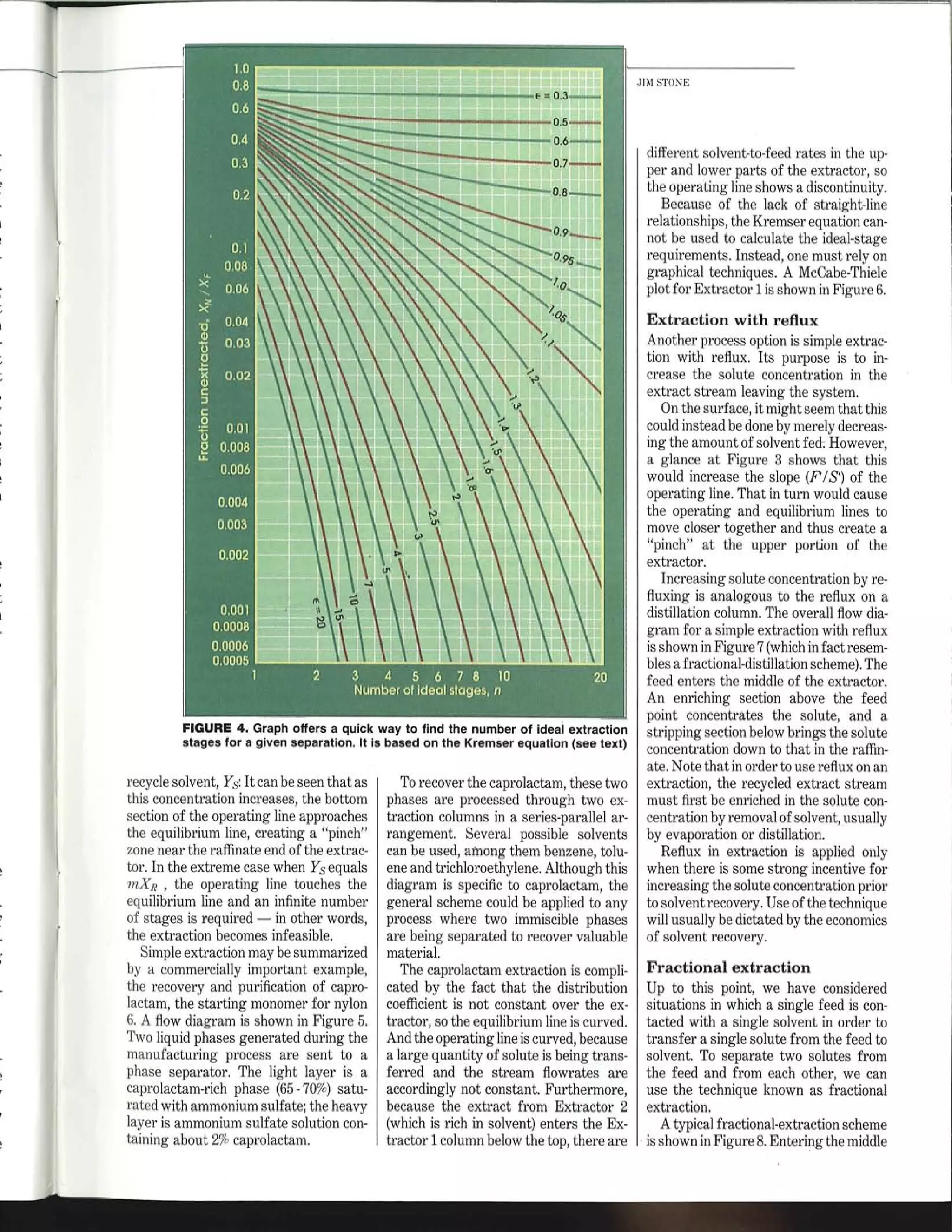 A Fresh Look At Liquid-Liquid Extraction: CHEMICAL ENGINEERING ...