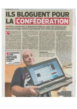 Blogueurs Confédération #e2050