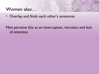 Article Outline Tannen's Sex, Lies, and Conversation | PPT