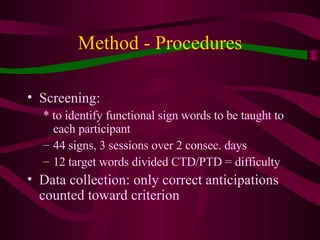 Autism: Article Review Methods Gast Ctd Ptd | PPT