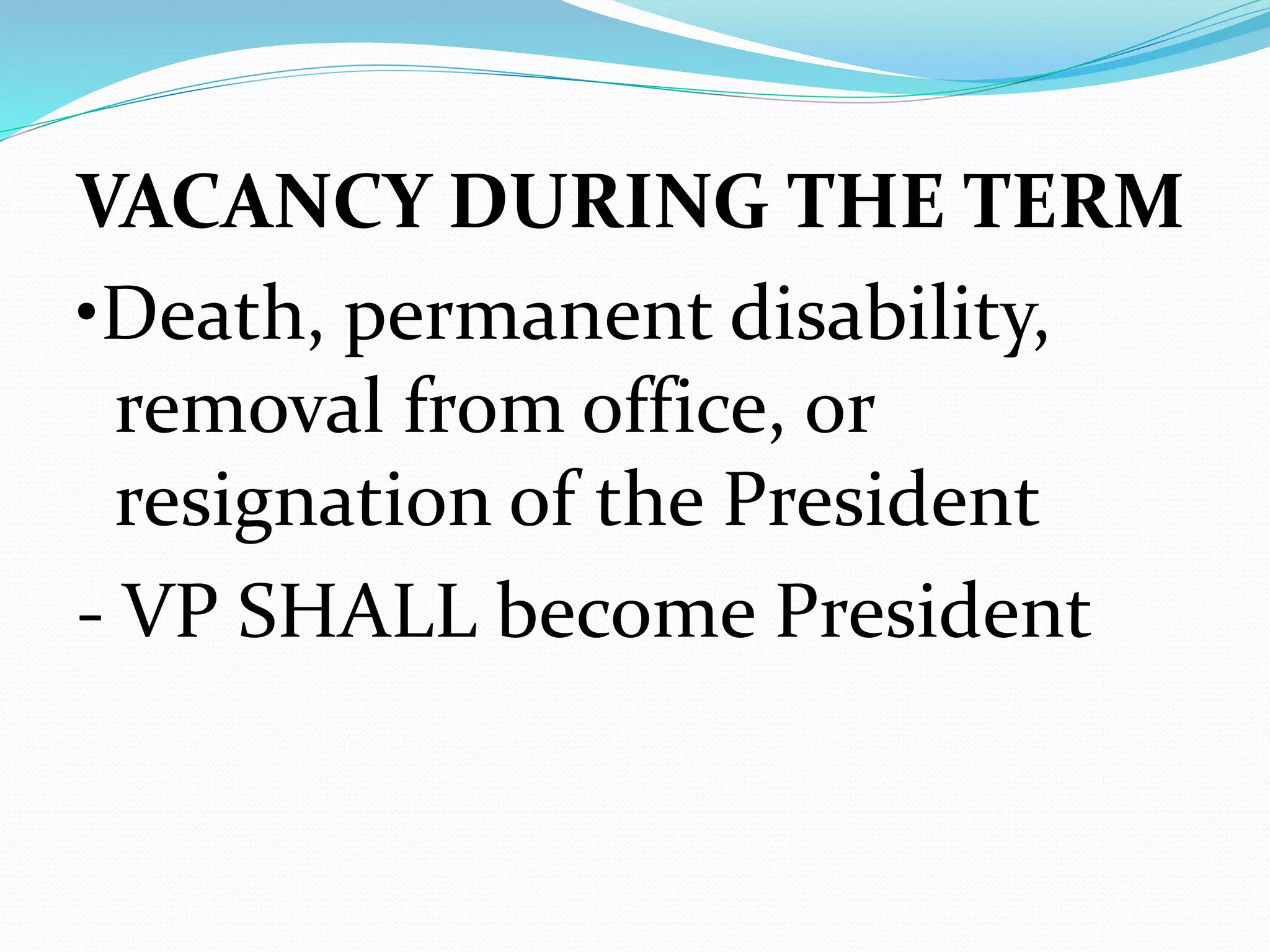 Article Vii Executive Department Ppt